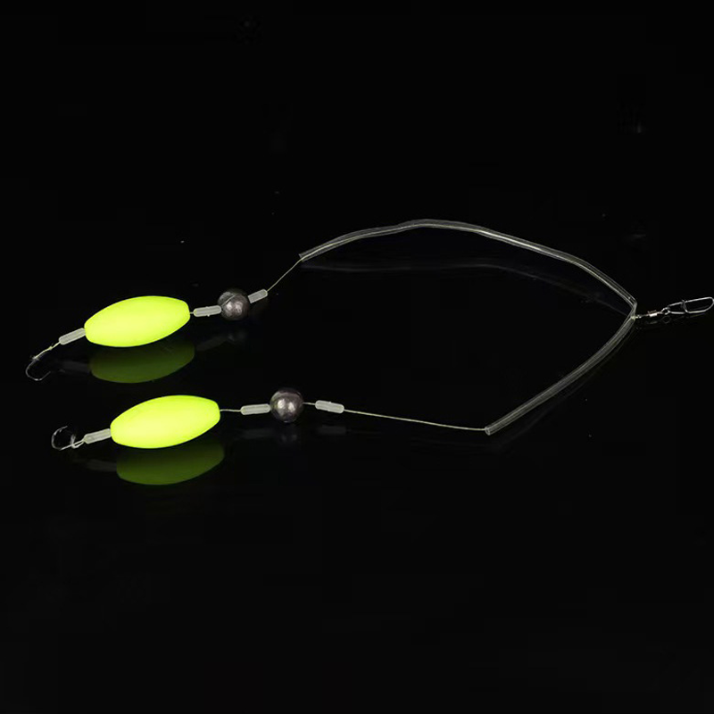 Bas de ligne à double hameçon Avec technique de pêche inversée