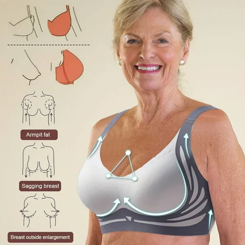 🎁Last day 49% off - Super collect bra| Soutien-gorge push-up sans fil👍No sagging breasts anymore