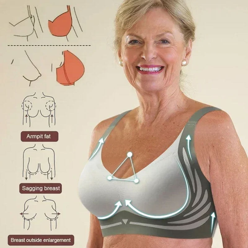 🎁Last day 49% off - Super collect bra| Soutien-gorge push-up sans fil👍No sagging breasts anymore
