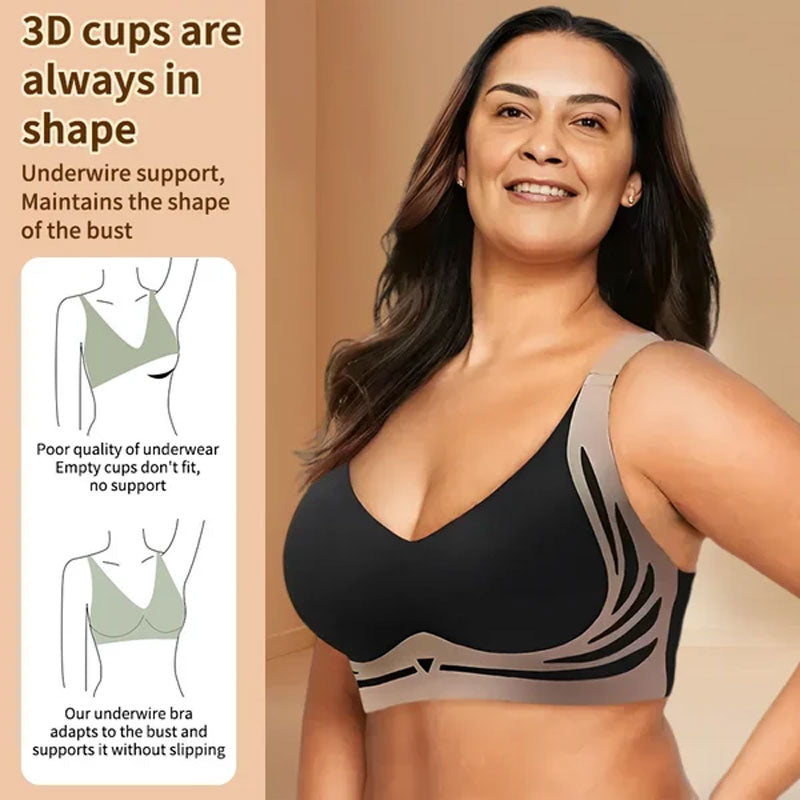 🎁Last day 49% off - Super collect bra| Soutien-gorge push-up sans fil👍No sagging breasts anymore