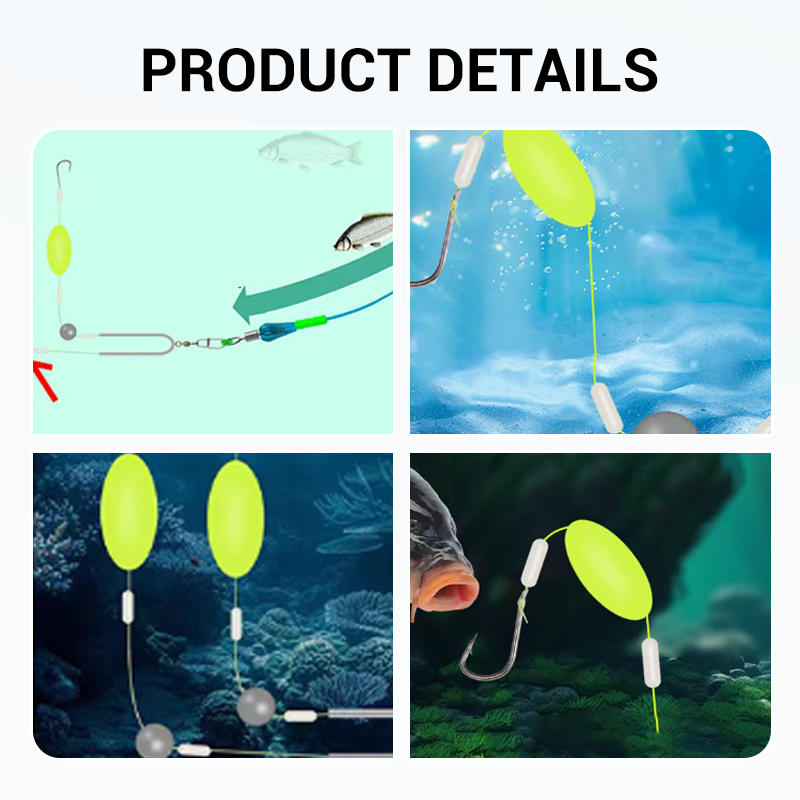 Bas de ligne à double hameçon Avec technique de pêche inversée