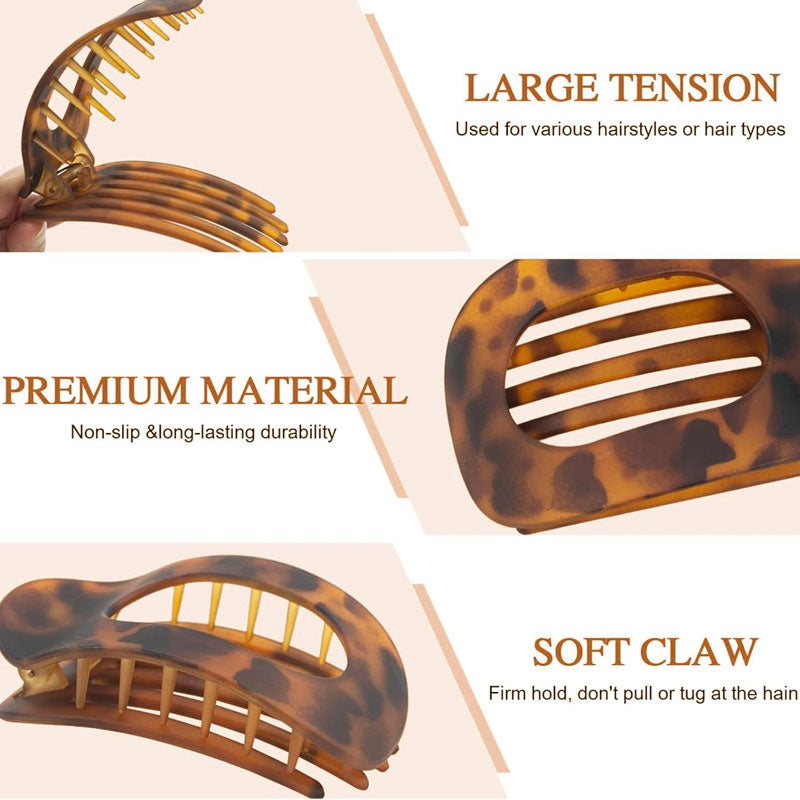 Set de pinces à cheveux ovales (4pcs)