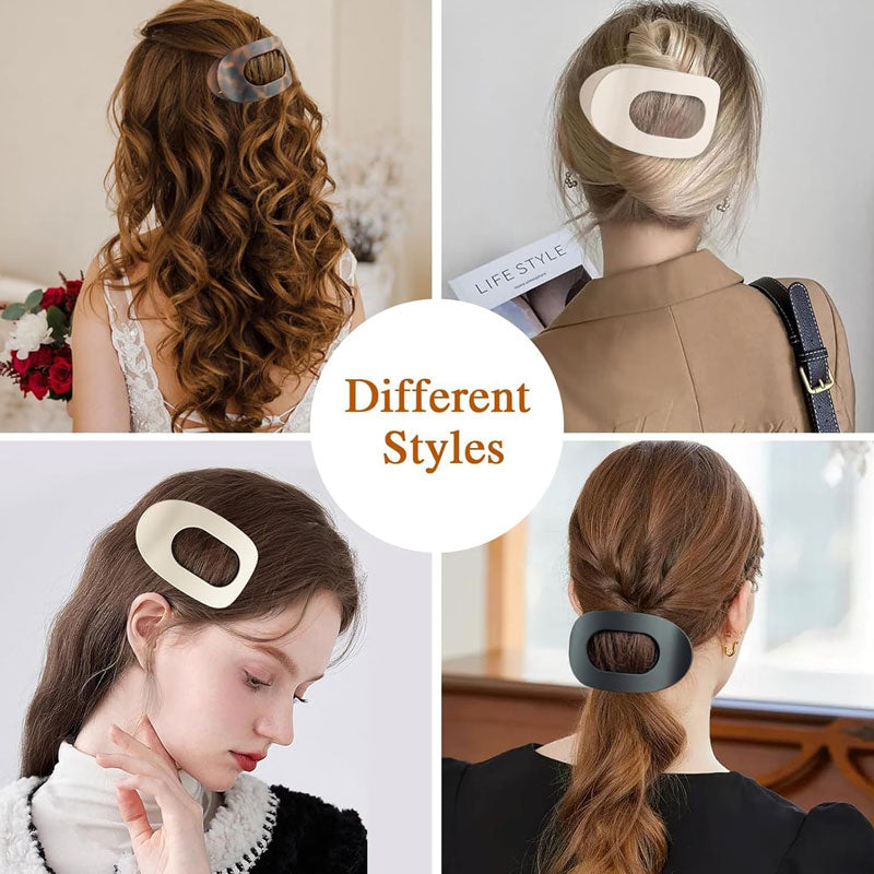 Set de pinces à cheveux ovales (4pcs)