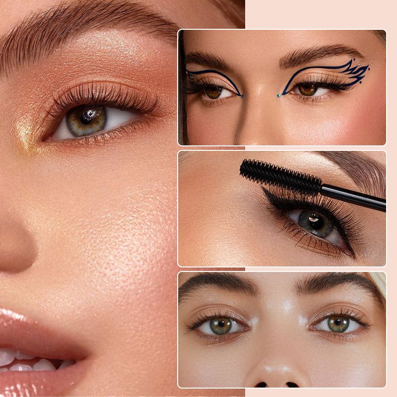 Mascara double tête résistant à l'eau