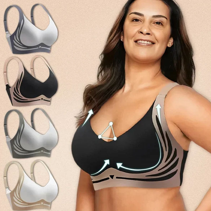 🎁Last day 49% off - Super collect bra| Soutien-gorge push-up sans fil👍No sagging breasts anymore
