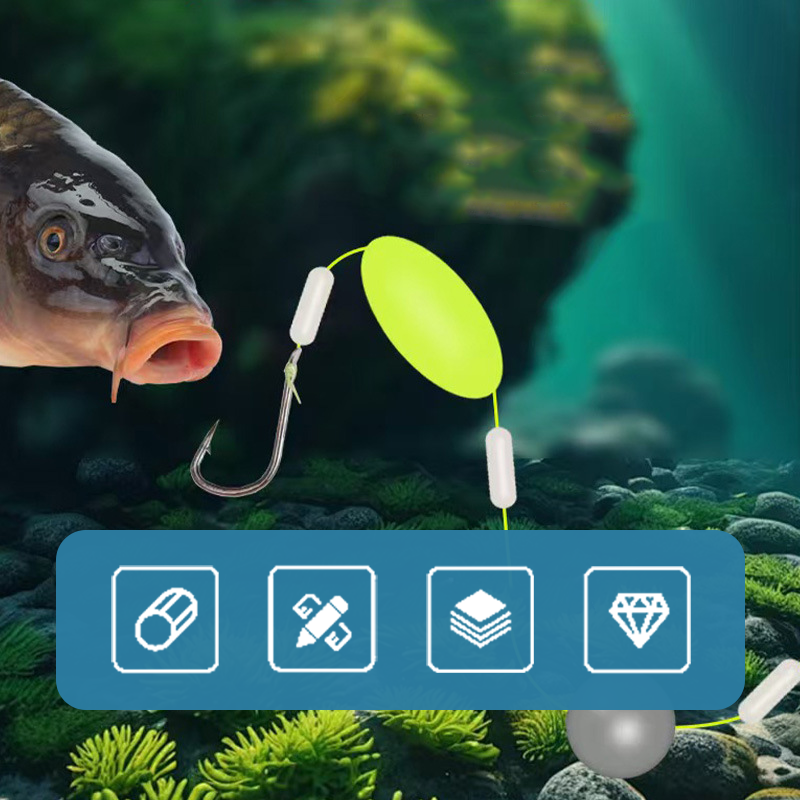 Bas de ligne à double hameçon Avec technique de pêche inversée