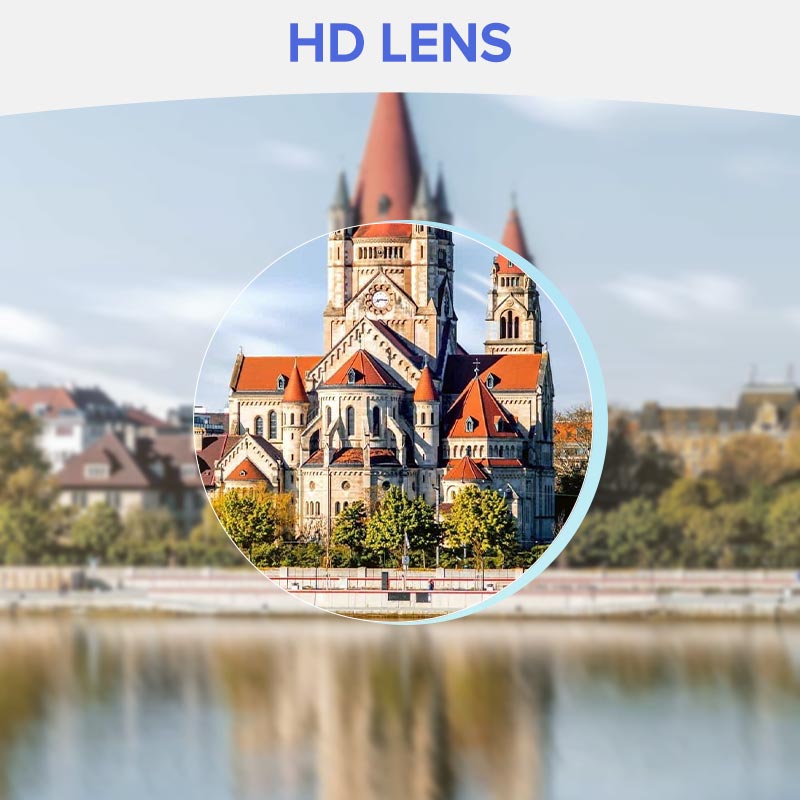 Nouvelles lunettes de lecture à haute dureté et verre saphir anti-lumière bleue pour un double usage