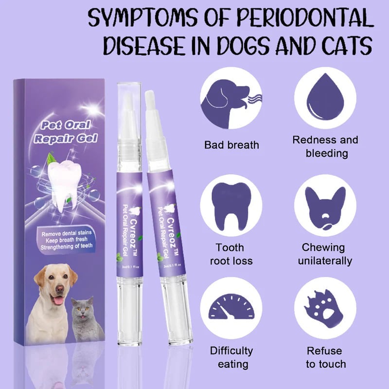 🌈Gel de réparation bucco-dentaire pour animaux de compagnie