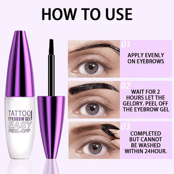 🌟Dernier jour Achetez 1 et recevez 1 gratuit🔥Gel pour sourcils semi-permanent de tatouage