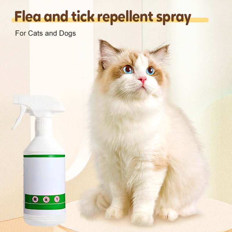 🔥Spray Anti-Puces Et Tiques Pour Chats Et Chiens
