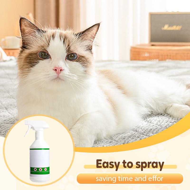 🔥Spray Anti-Puces Et Tiques Pour Chats Et Chiens