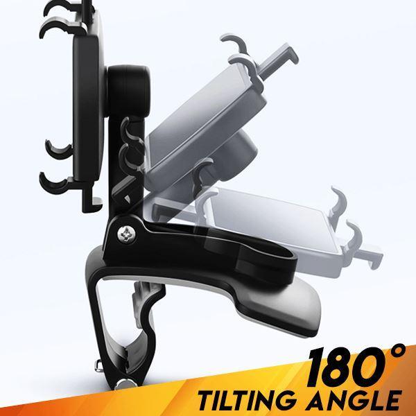 Support de téléphone de voiture à clipser pour tableau de bord multifonctionnel