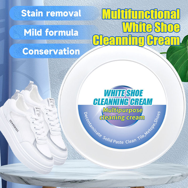 Crème nettoyante pour chaussures blanches