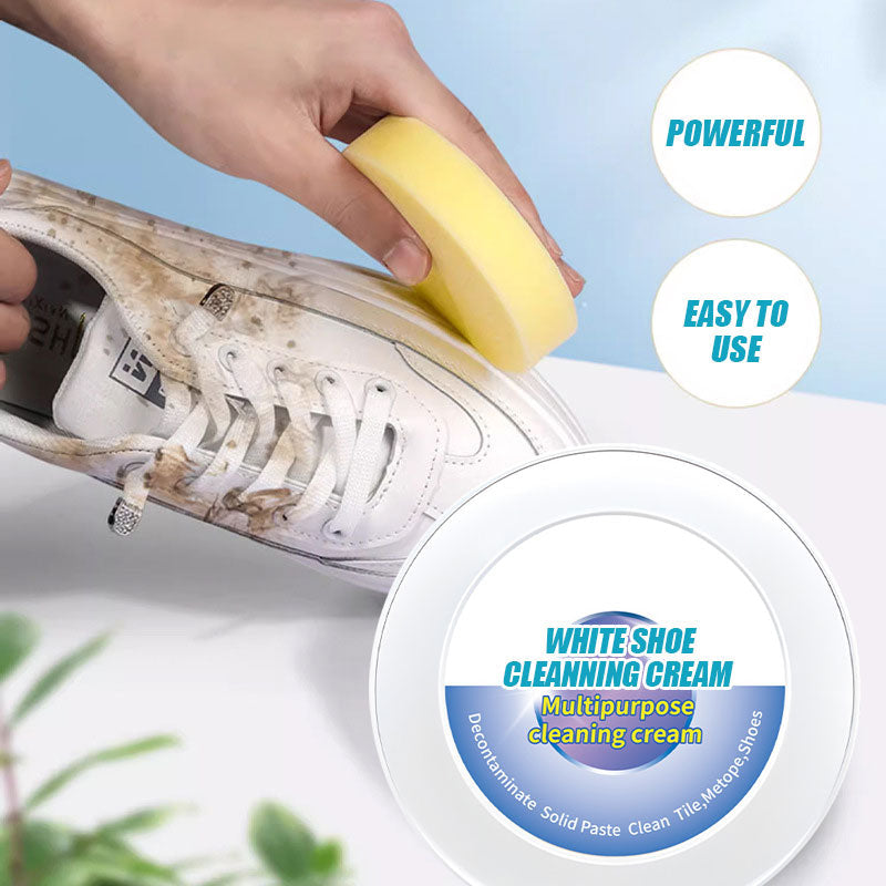 Crème nettoyante pour chaussures blanches