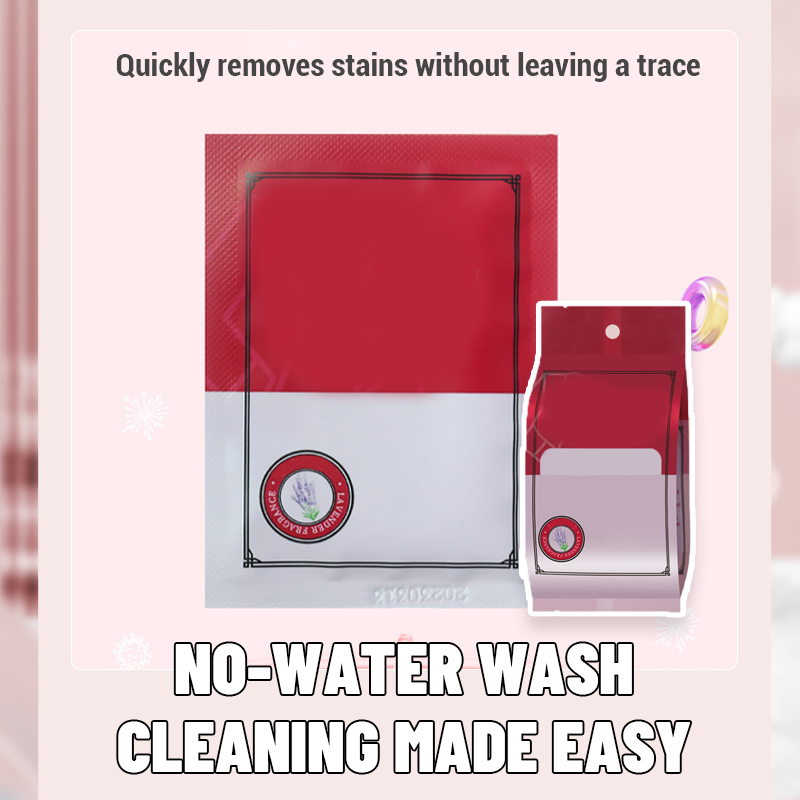 Lingettes détachantes pour vêtements