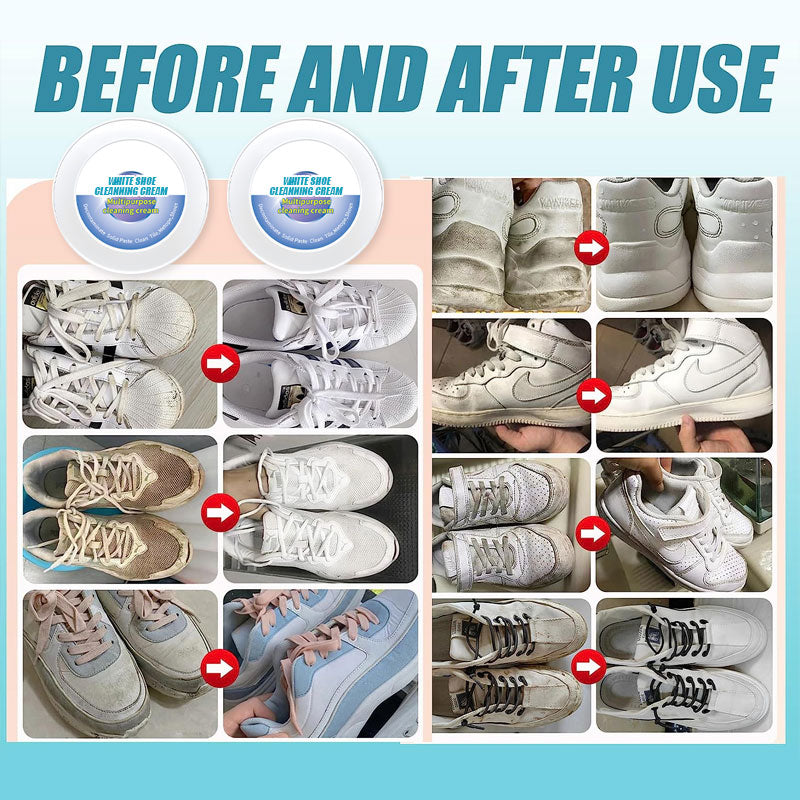 Crème nettoyante pour chaussures blanches