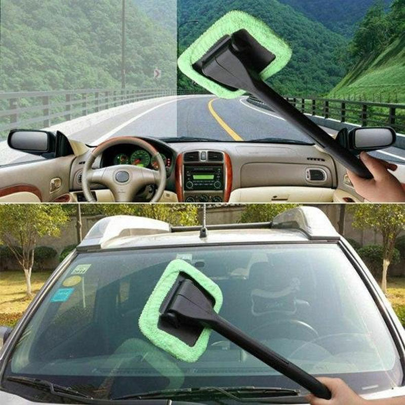 Nettoyant microfibre pour vitres de voiture