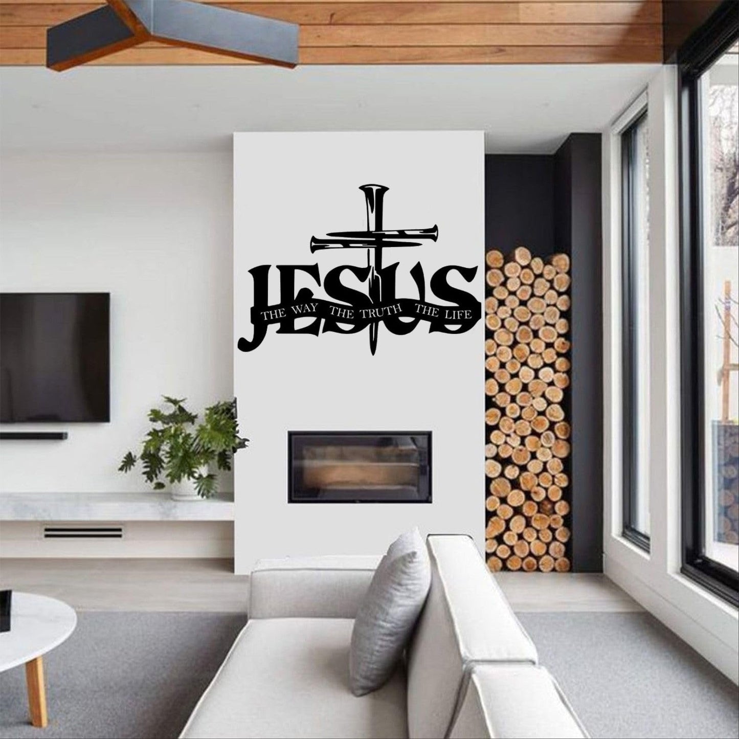 (🎁Dernier jour 49% de réduction)🔥Jesus & Cross Design Wall Art
