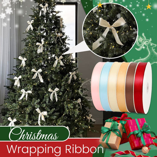 Ruban d'emballage de Noël🎁91.44m/rouleau🎁