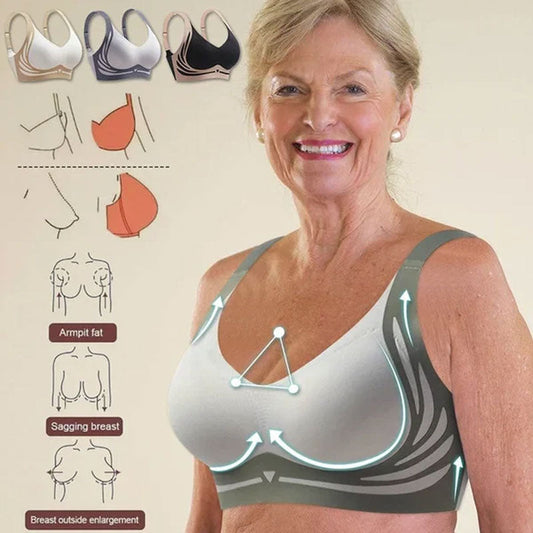 🎁Last day 49% off - Super collect bra| Soutien-gorge push-up sans fil👍No sagging breasts anymore