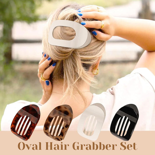 Set de pinces à cheveux ovales (4pcs)