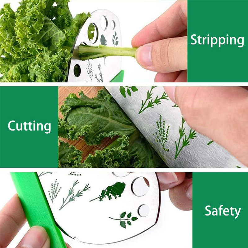 Epluche-herbes en acier inoxydable
