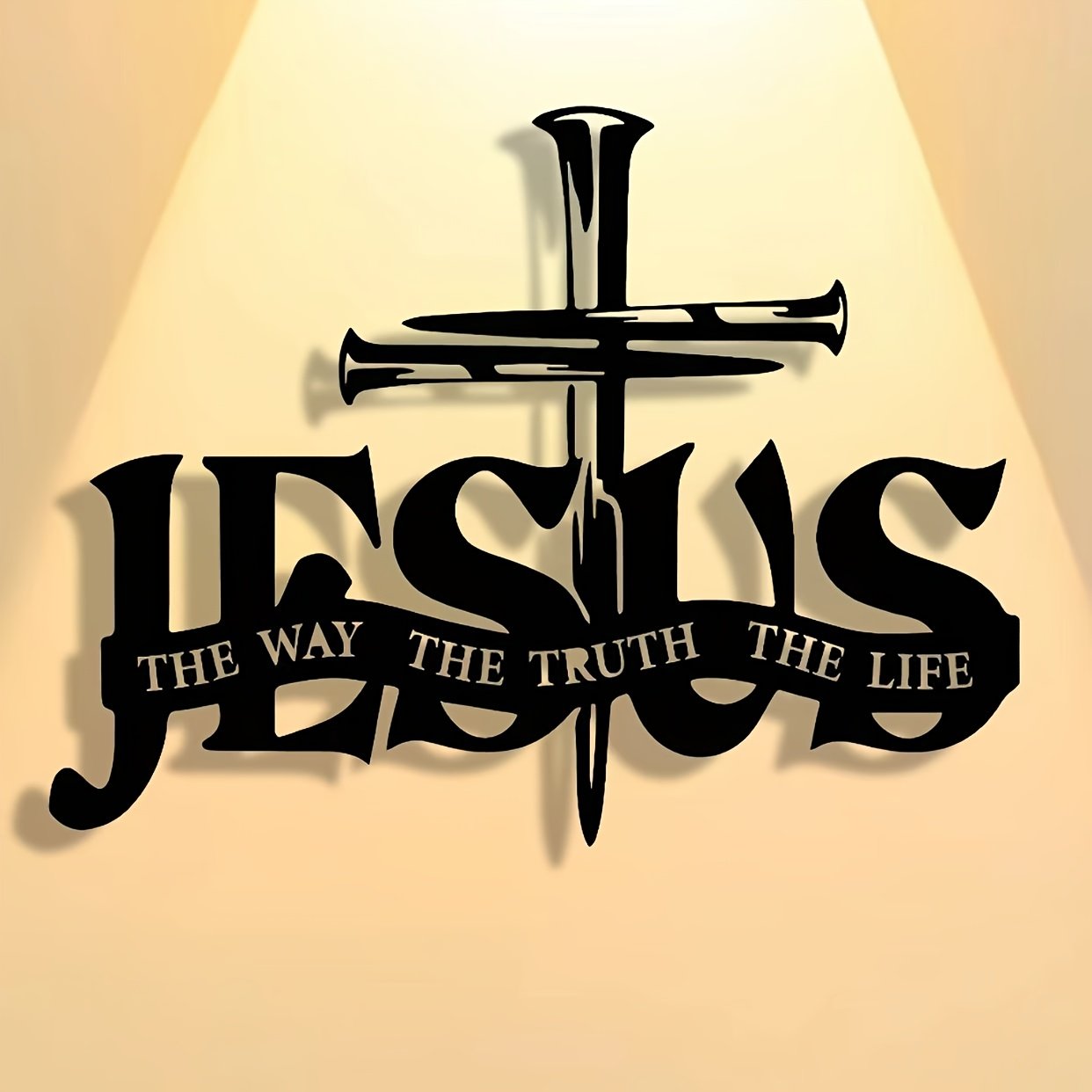 (🎁Dernier jour 49% de réduction)🔥Jesus & Cross Design Wall Art
