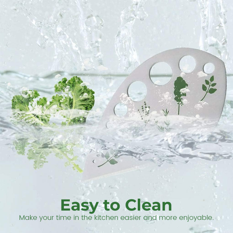 Epluche-herbes en acier inoxydable
