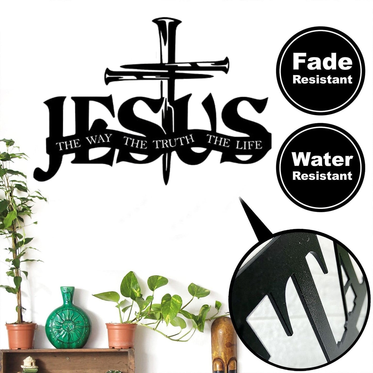 (🎁Dernier jour 49% de réduction)🔥Jesus & Cross Design Wall Art
