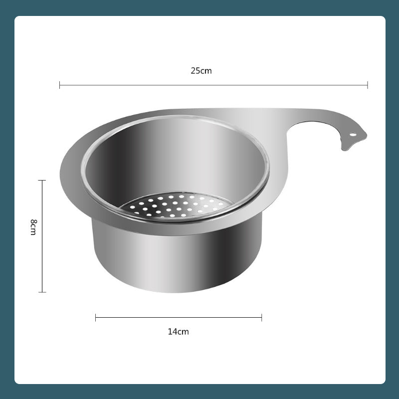 Panier de vidange Swan en acier inoxydable
