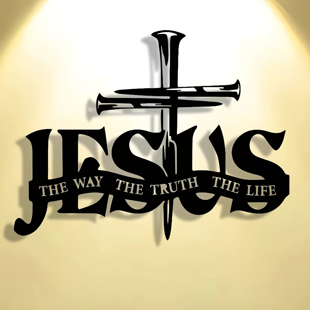 (🎁Dernier jour 49% de réduction)🔥Jesus & Cross Design Wall Art