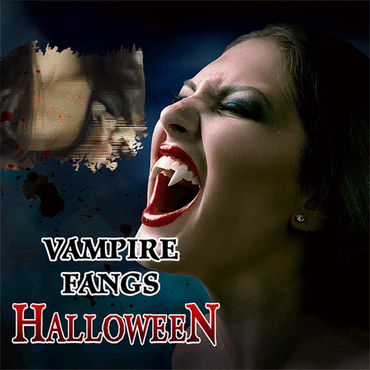 Crocs de vampire rétractables pour Halloween
