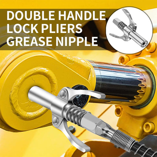 Pince de verrouillage à double poignée Graisse Nipple