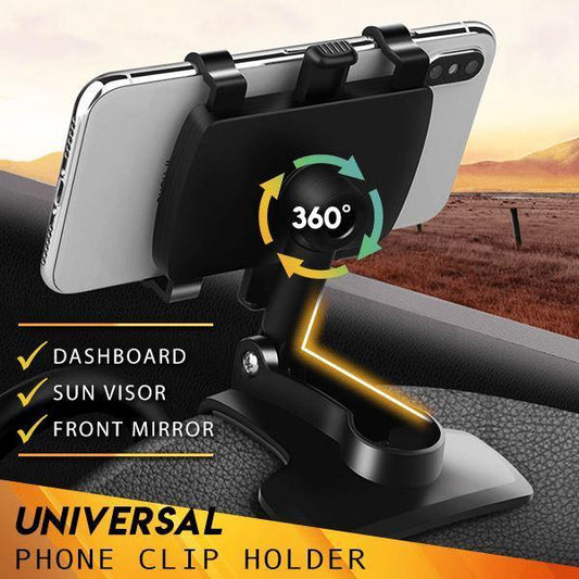 Support de téléphone de voiture à clipser pour tableau de bord multifonctionnel